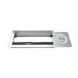 Soft closing Desk Grommet with wireless charger