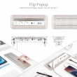Horizontal pop up power box