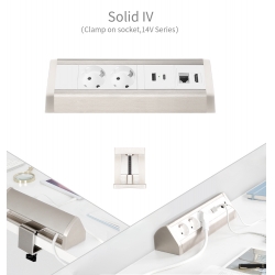 Clamp on socket