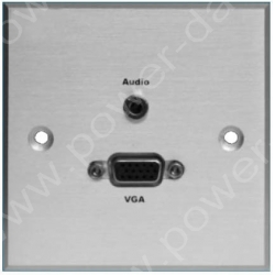 Wall plate with Audio and VGA